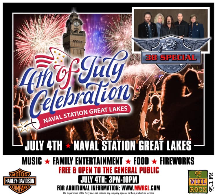 Naval Station Great Lakes 4th of July Celebration Metra